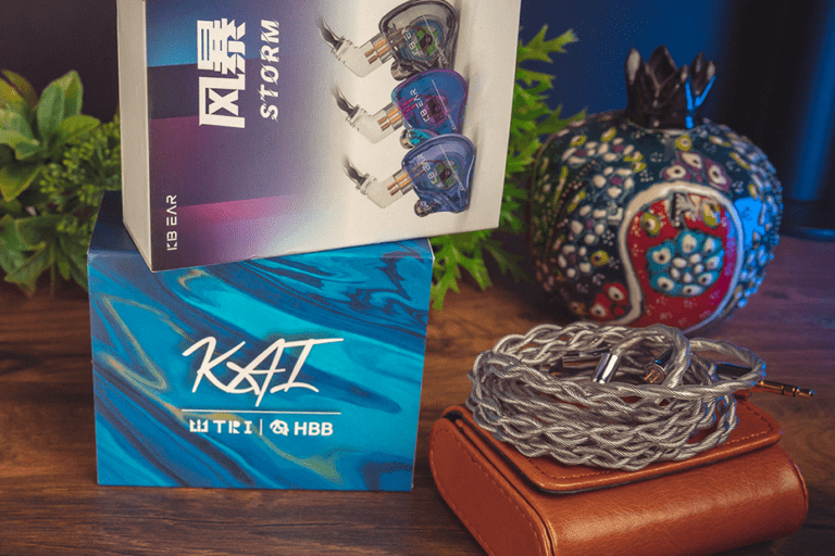 TRI x HBB IEM KAI KB EAR Storm IEM KB Ear Chord cable